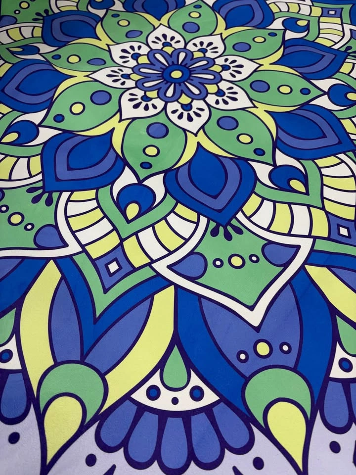 Round Mandala Floor Mat - photo 2