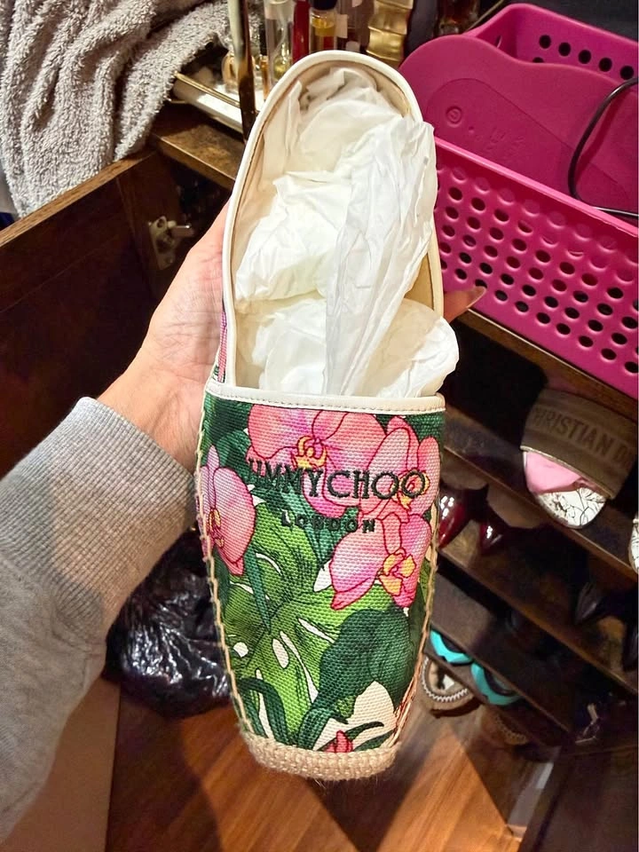 Jimmy Choo Floral Espadrilles BRAND NEW Size 37.5
