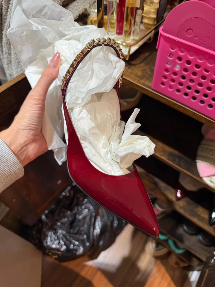 Gucci Red Slingbacks Size 37.5 LIKE NEW - photo 2
