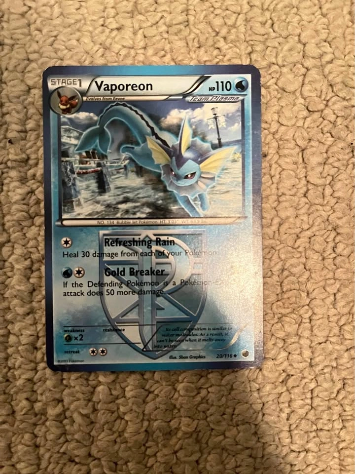 Vaporeon (Team Plasma) - Plasma Freeze (PLF) Pokemon Cards