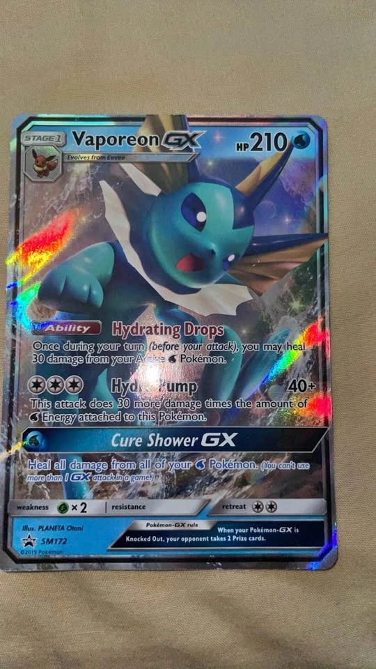 Vaporeon GX - SM172 - SM Promos (SMP) Pokemon Card