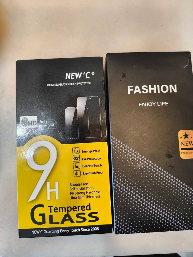 NEW'C iPhone 15 Pro Max Screen Protector and Case