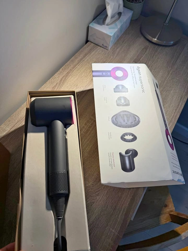 Brand New Dyson Supersonic Hair Dryer (Iron/Fuchsia) - Open Box