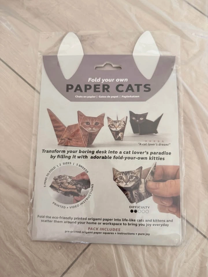 Paper Cat Origami Kit - photo 2