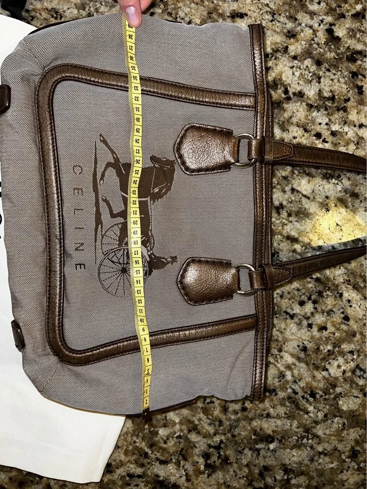 Vintage Designer Horse Carriage Tote Bag - photo 3