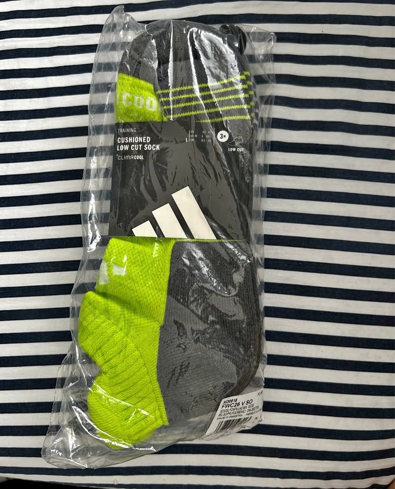 Adidas Cushioned Low Cut Socks 3-Pack Size L (New)