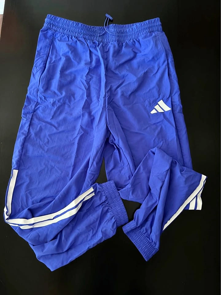 Adidas Men's Blue Track Pants Joggers