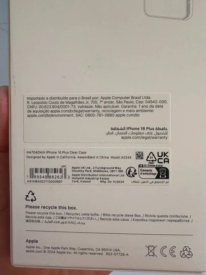 iPhone 16 Plus Clear Case Magsafe - photo 3