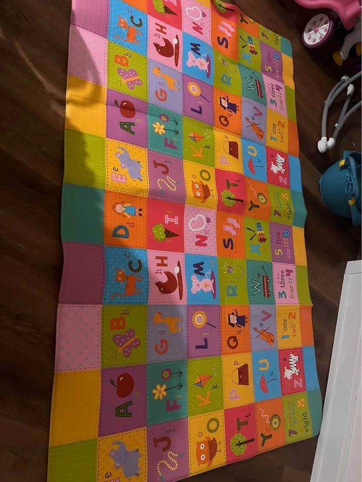 Extra Large Reversible Baby Play Mat - Alphabet, Numbers & Zoo T - photo 2