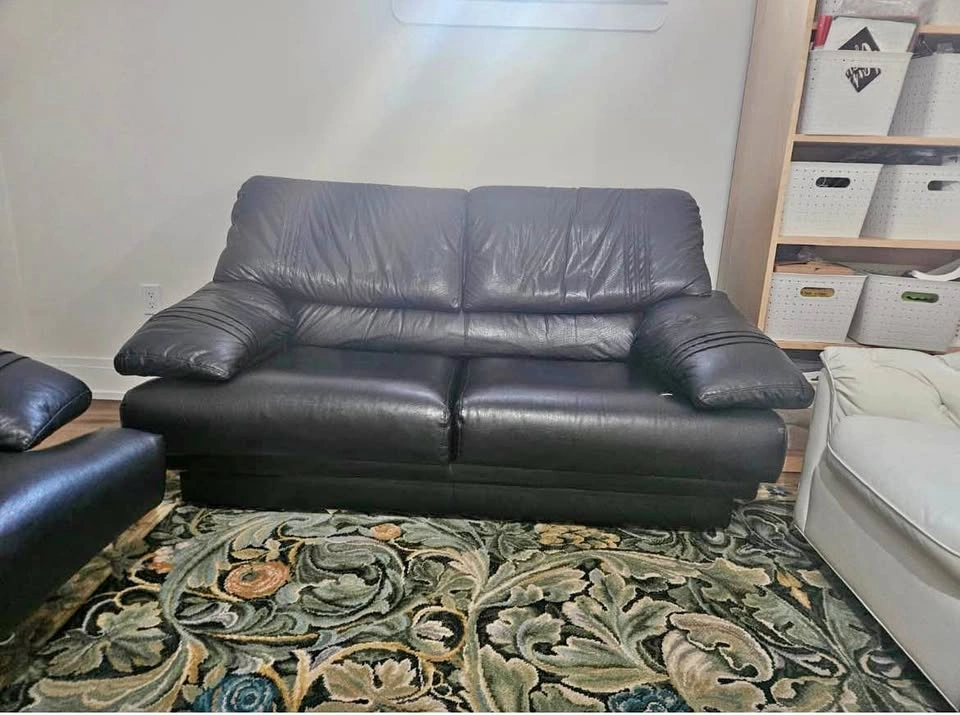 Black couches