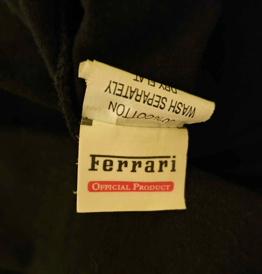 Official Ferrari Authentic Since 1947 Black Graphic T-Shirt - Me - photo 2