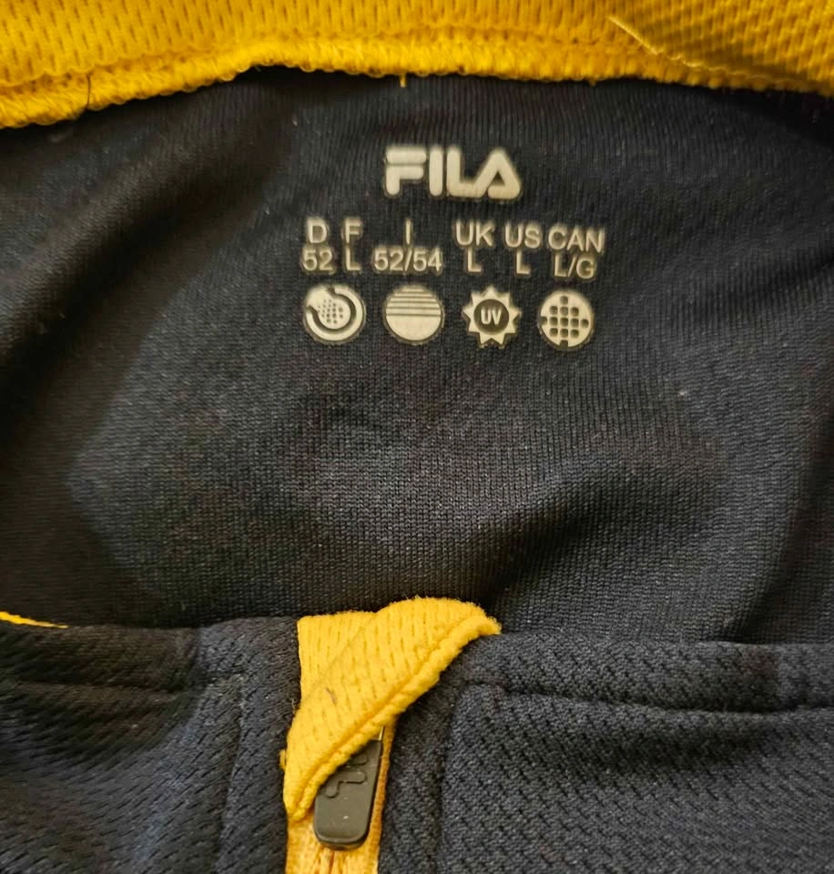 FILA Men's 1/4 Zip Athletic Long Sleeve Pullover - Size L - photo 3