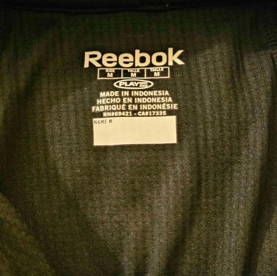 Reebok PlayDry Long Sleeve Athletic Golf Polo Shirt - Men's M - photo 2