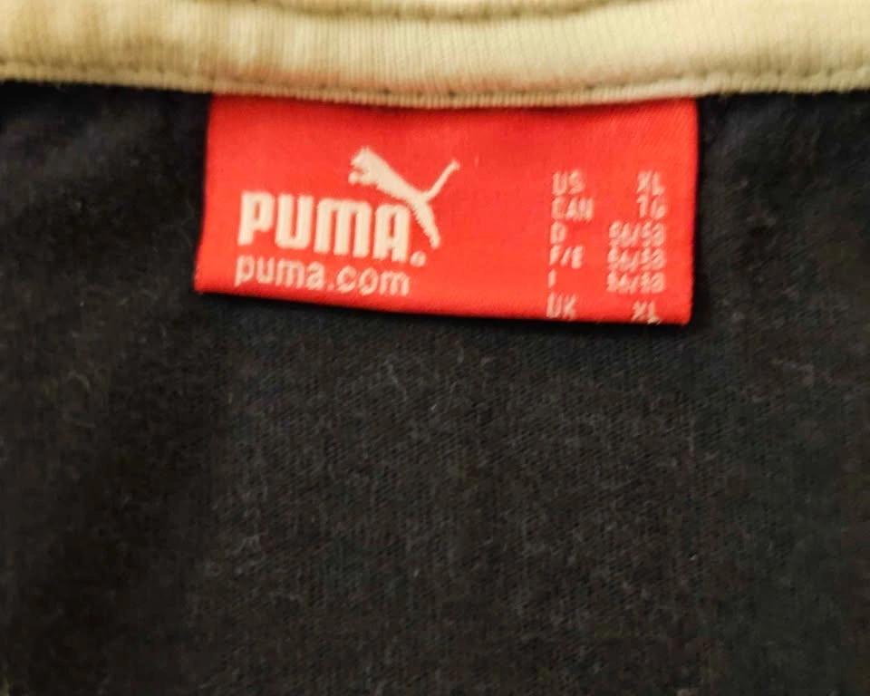 Vintage PUMA Classic Logo Ringer T-Shirt - Black (Men's XL) - photo 2