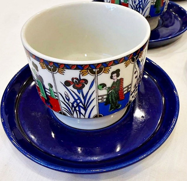 WEIDMANN Italian Porcelain coffee /tea 12 Pieces Set (ajax)