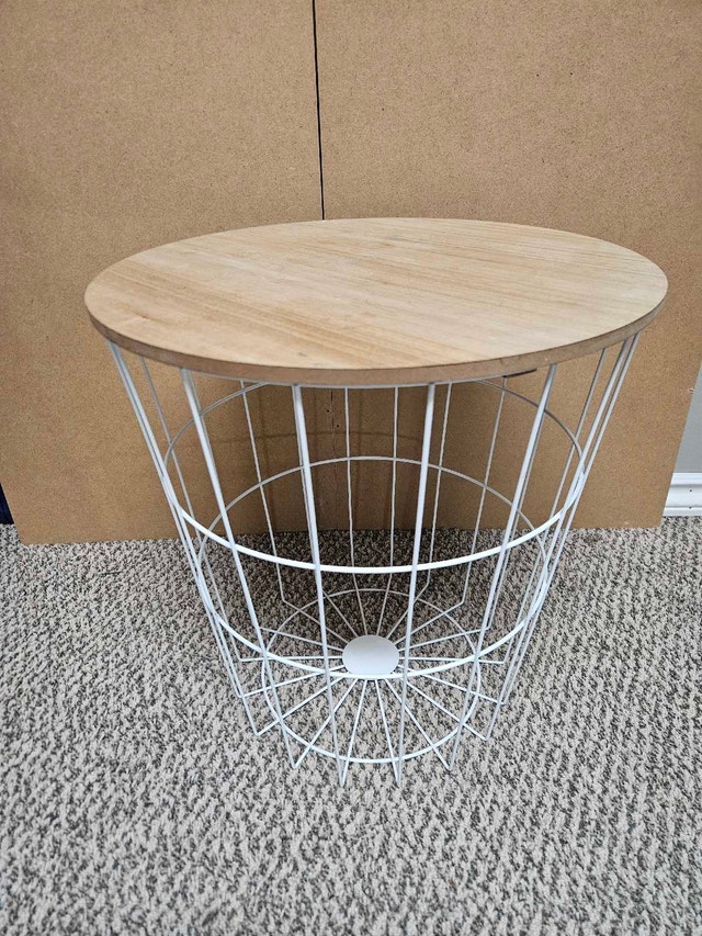 IKEA Wire Basket Side Table - photo 2