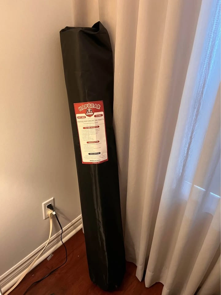 NEW HAPBEAR Extra Large Workout/Exercise Mat - 6'x4'x8mm - photo 2