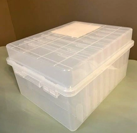 NEW Photo Storage 5x7 & Craft Storage Organizer Box - Clear