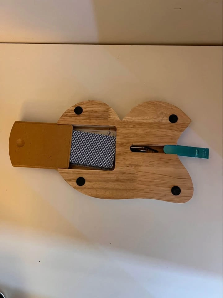 Wooden 29 Shape Cribbage Board with Storage - photo 3