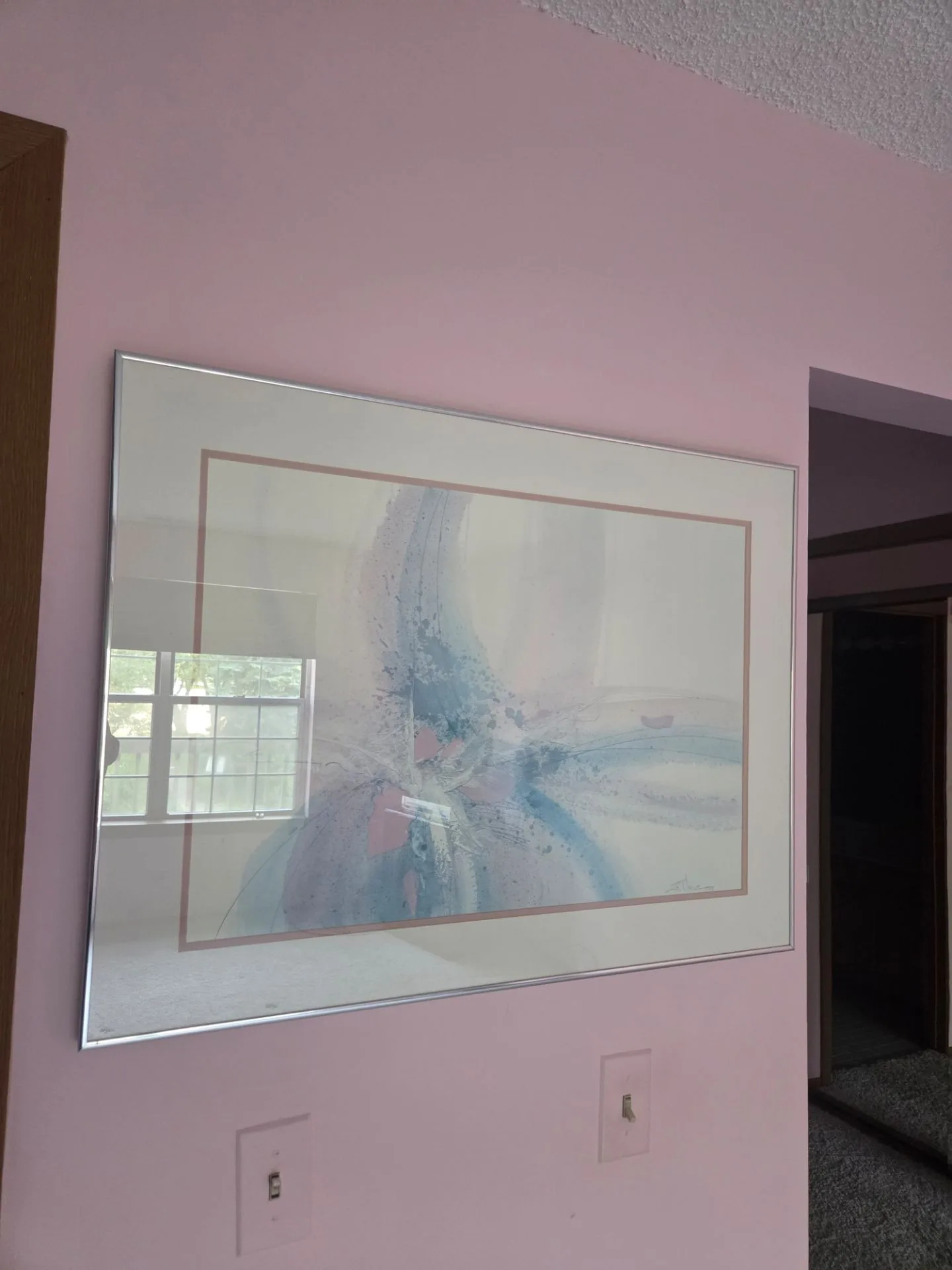 Framed abstract art - photo 2