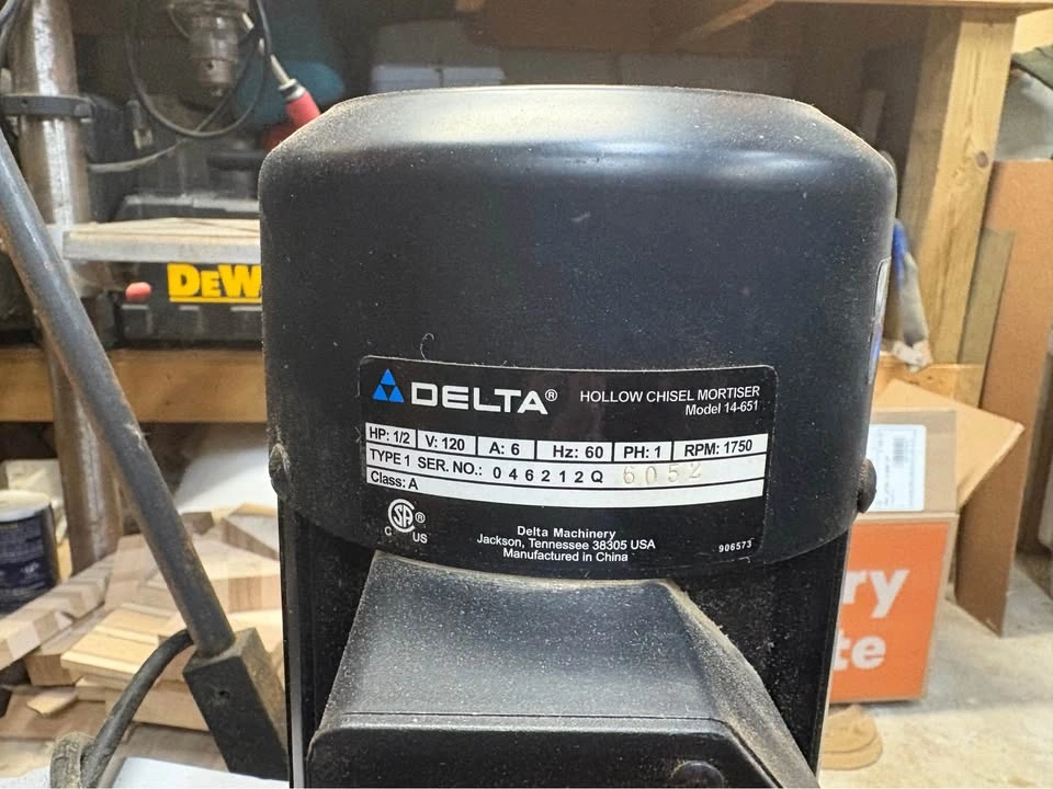 Delta Hollow Chisel Mortiser with Bits - photo 3