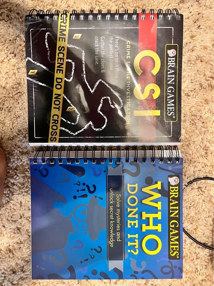 Brain Games Murder Mystery Puzzles