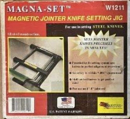 MAGNA-SET, MAGNETIC JOINTER KNIFE SETTING JIG