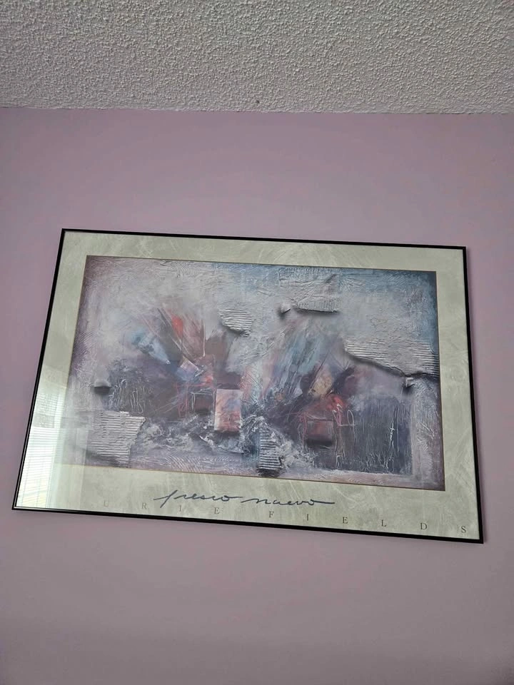 Framed Abstract Art by Laurie Fields