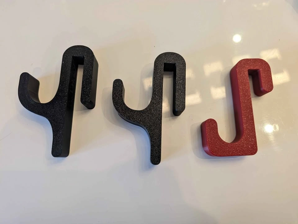 3d printed shower door hooks