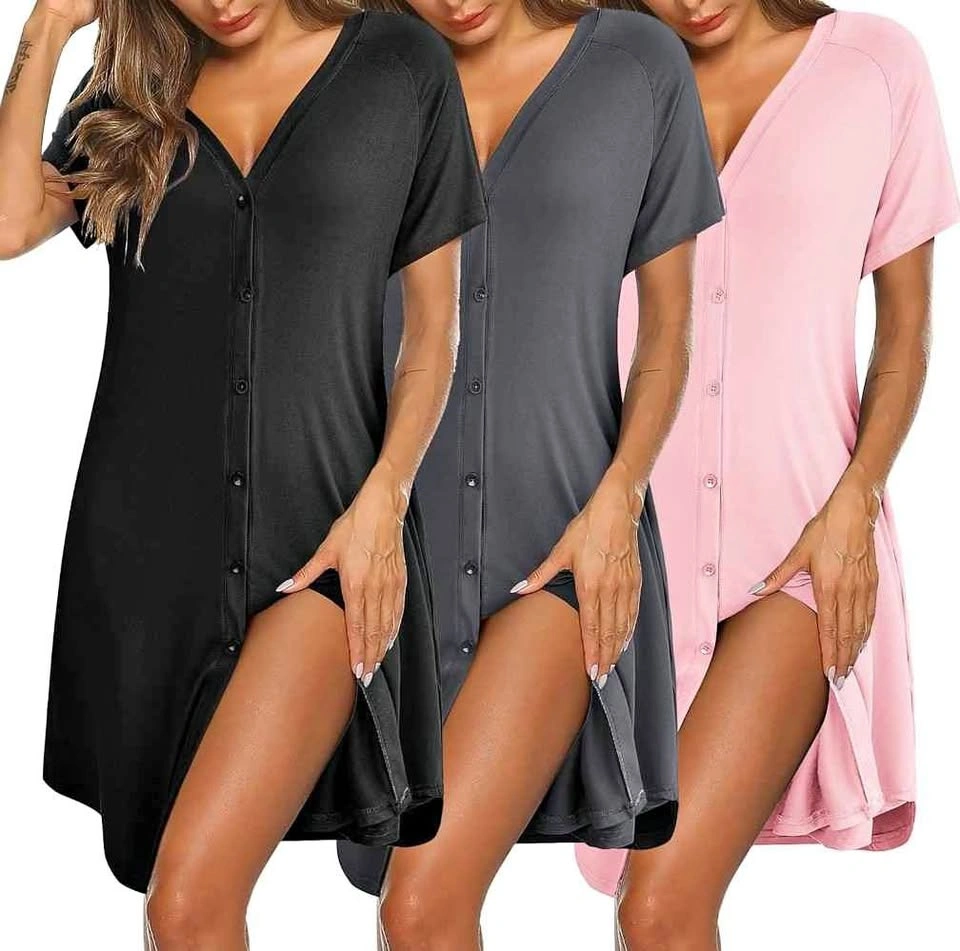 Maternity/nursing night gowns (Medium) x3
