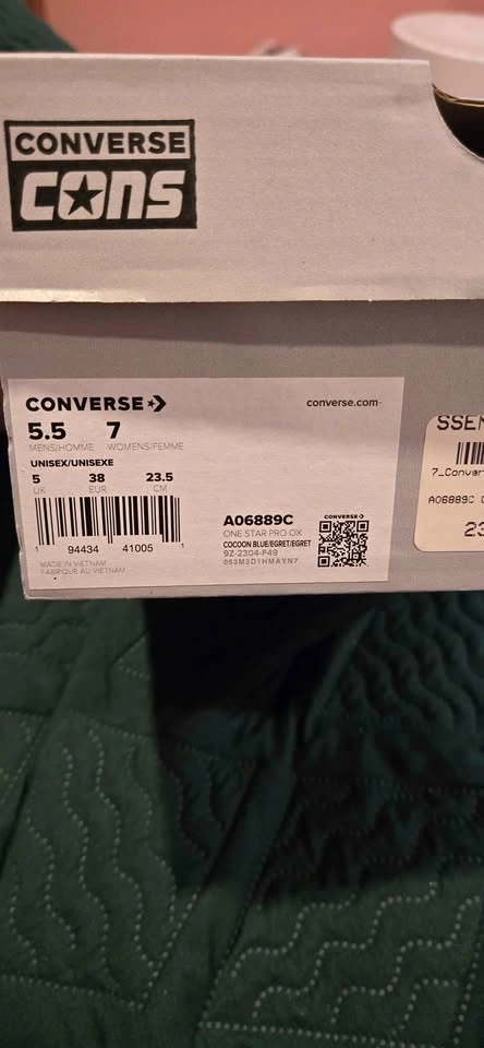 Blue Suede One Star Converse - photo 5