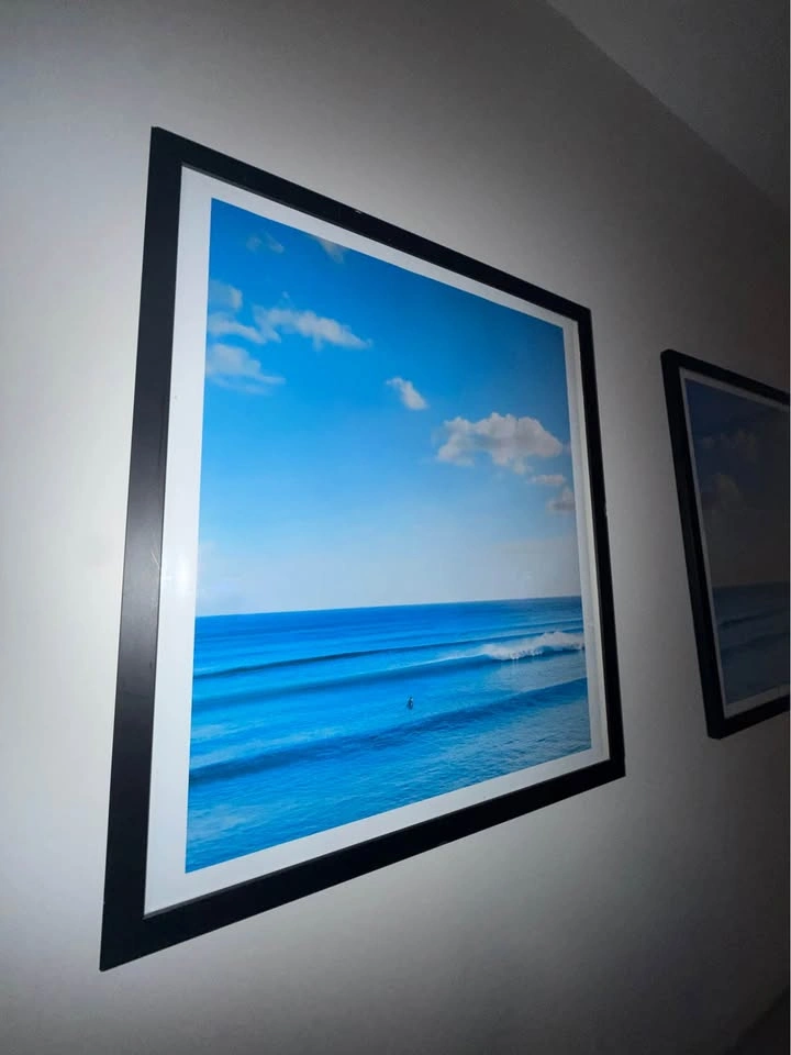 Set of 2 Black Metal Picture Frames – 27” x 31” Each - photo 2
