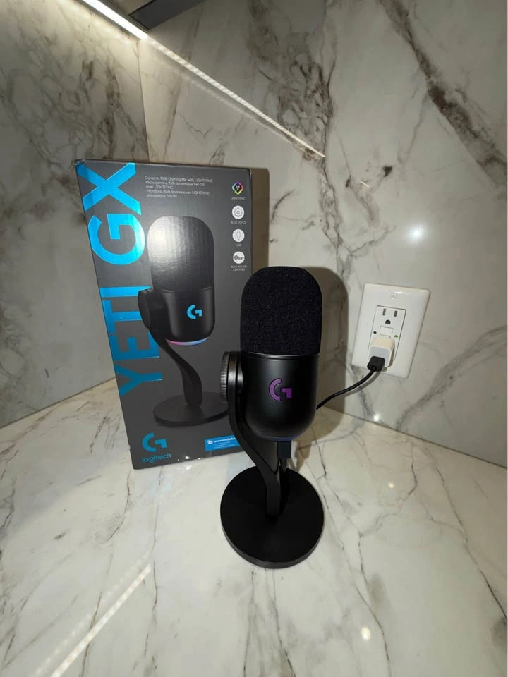 Logitech G Yeti GX RGB Gaming Microphone — Like New in Box - photo 2