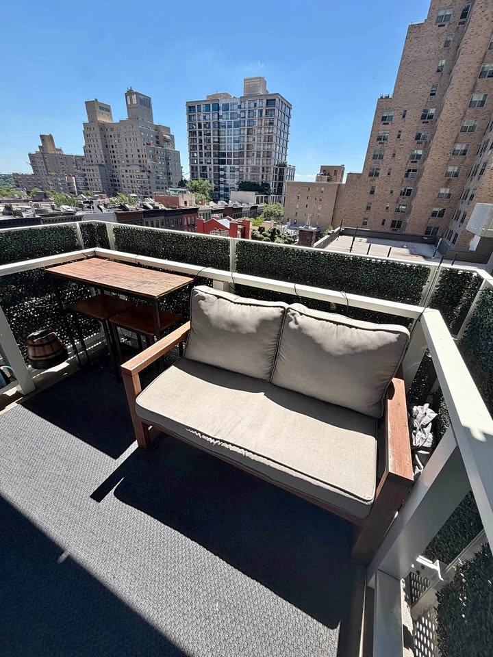 Patio Furniture Bundle – Loveseat, High Top Table, Rug & More
