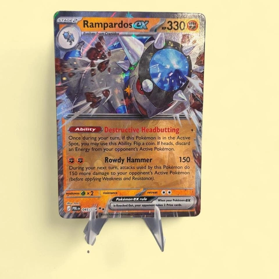 Pokémon Rampardos Ex Pokemon Card - Pitch Black
