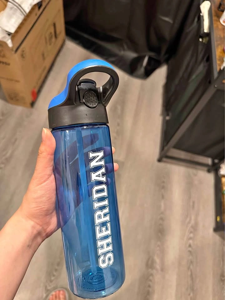 Never used Sheridan College sport Water Bottle