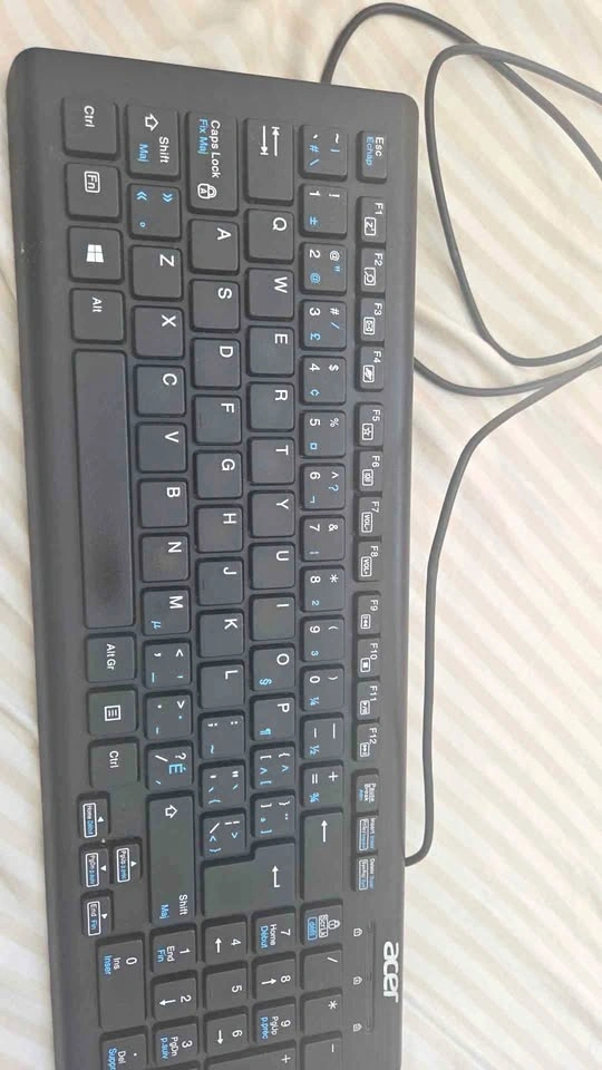 Acer and Verbatim Wired Keyboards