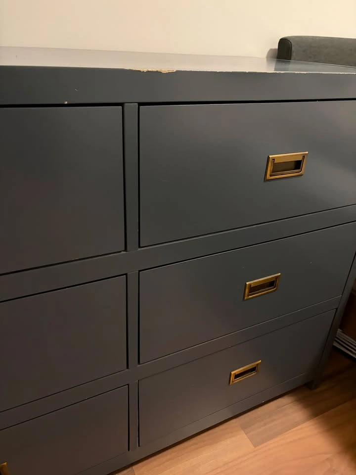 Indigo Blue 6 Drawer Dresser - photo 2
