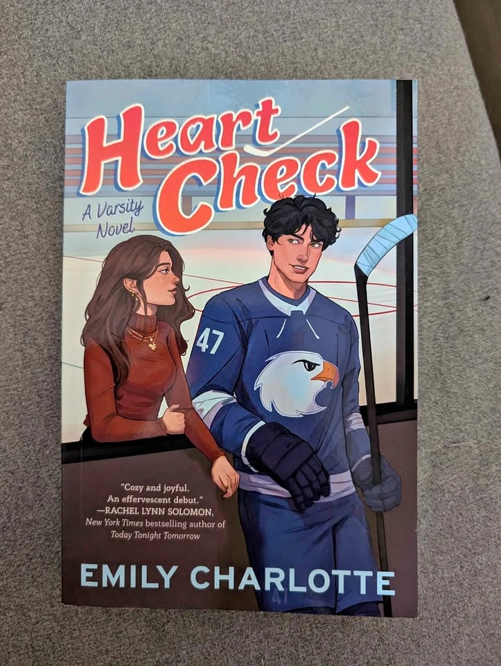 Heart Check: A Varsity Novel by Emily Charlotte (Sprayed edges)