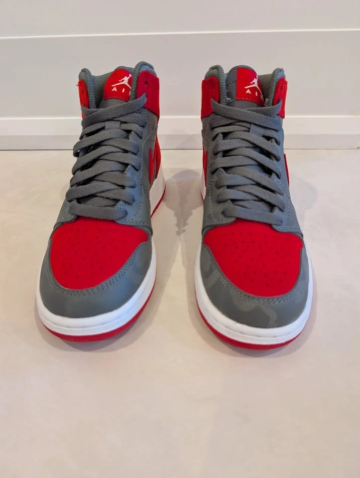 Air Jordan 1 Retro Hi Prem BG 'Bred Camo' Youth 5Y / Women’s 6.5 - photo 3