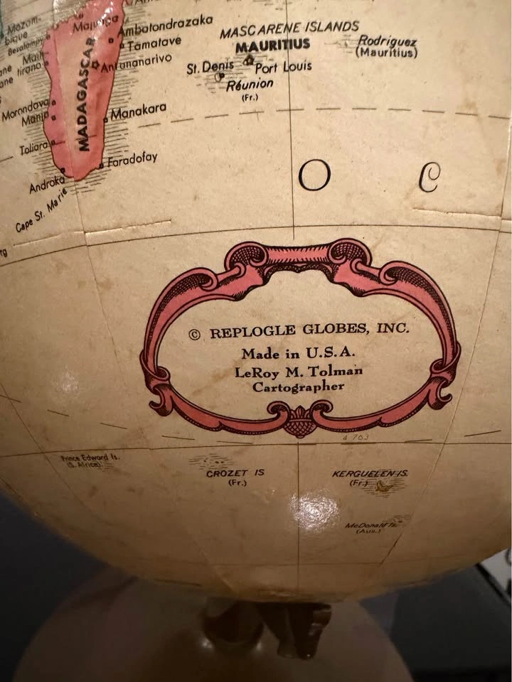 Vintage 1970s 12” Replogle World Globe - photo 2