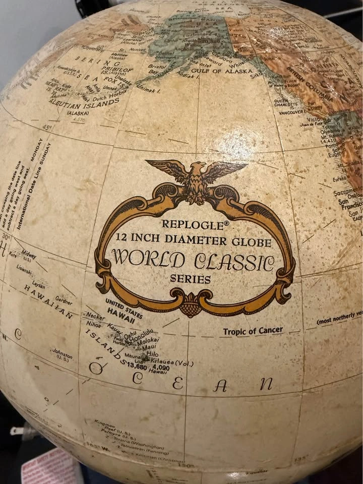 Vintage 1970s 12” Replogle World Globe - photo 3