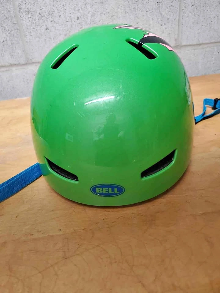 Bell Green Kids Helmet w Claw Mark Design Bike Skate Scooter