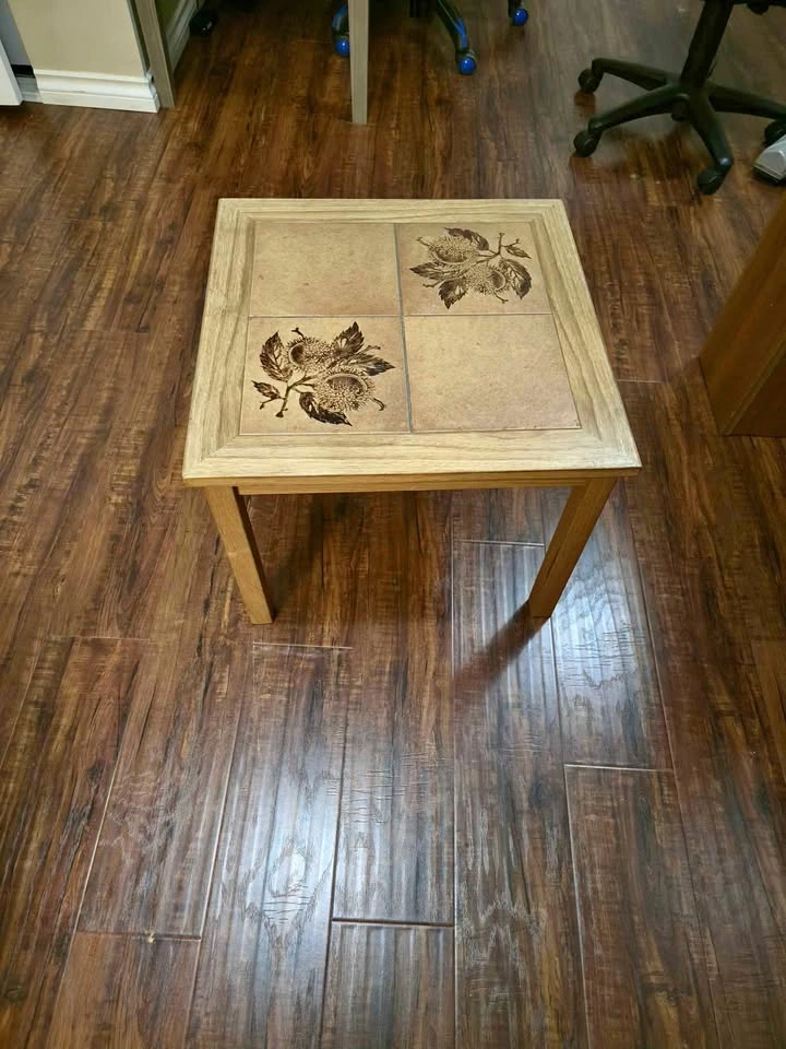 Danish Modern Gunnar Larsen Tile Top Coffee Table