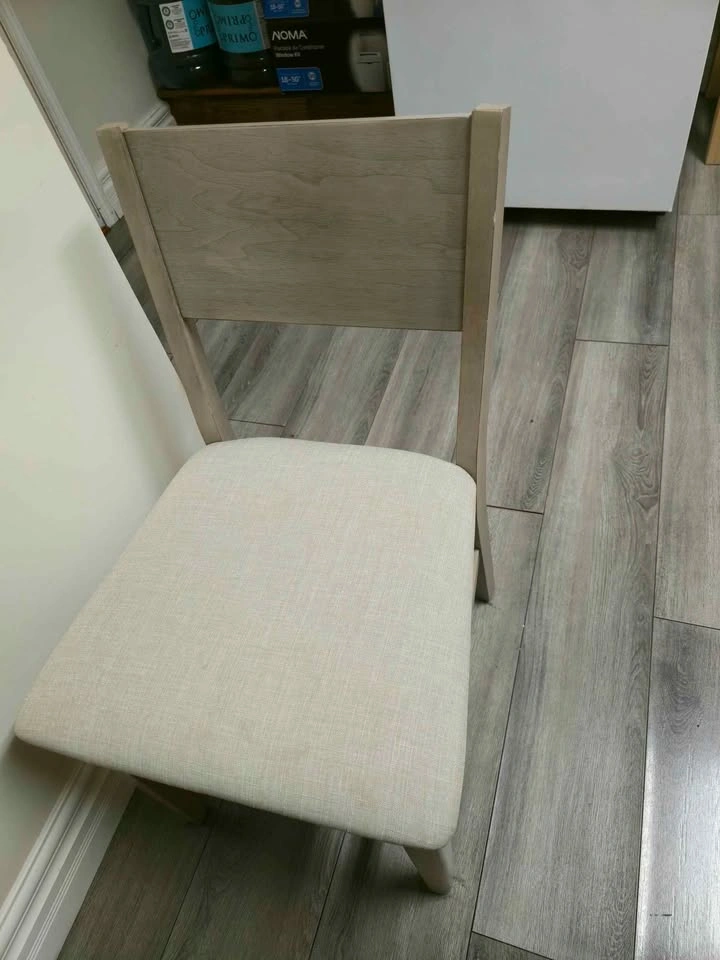 Light Wood Dining Table and Chair Set - photo 3
