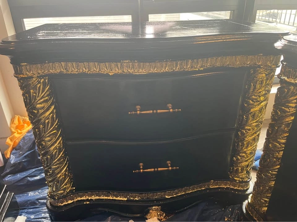 3 piece refurbished antique furniture - photo 2