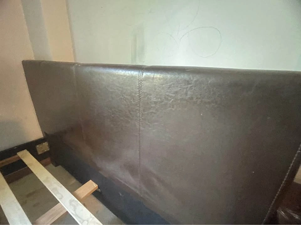 Full Size Faux Leather Bed Frame (Masonville) - photo 2