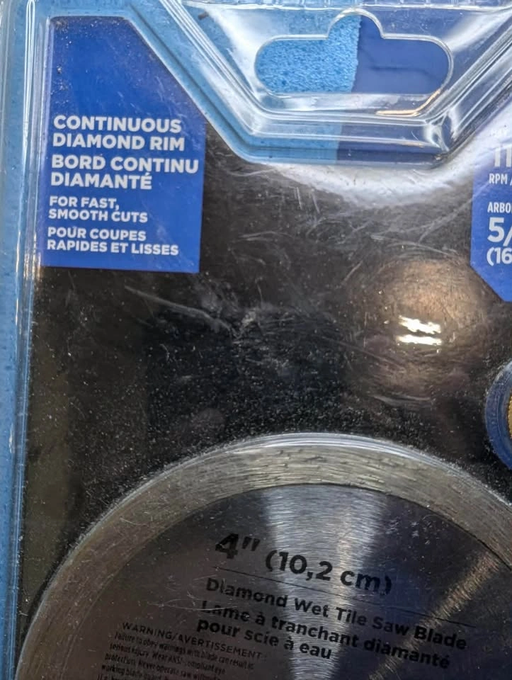 MAXIMUM 4" Diamond Wet Tile Saw Blade - photo 2