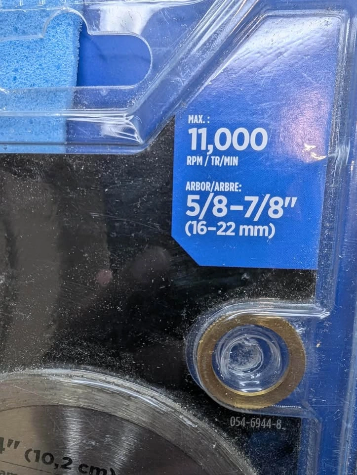 MAXIMUM 4" Diamond Wet Tile Saw Blade - photo 3