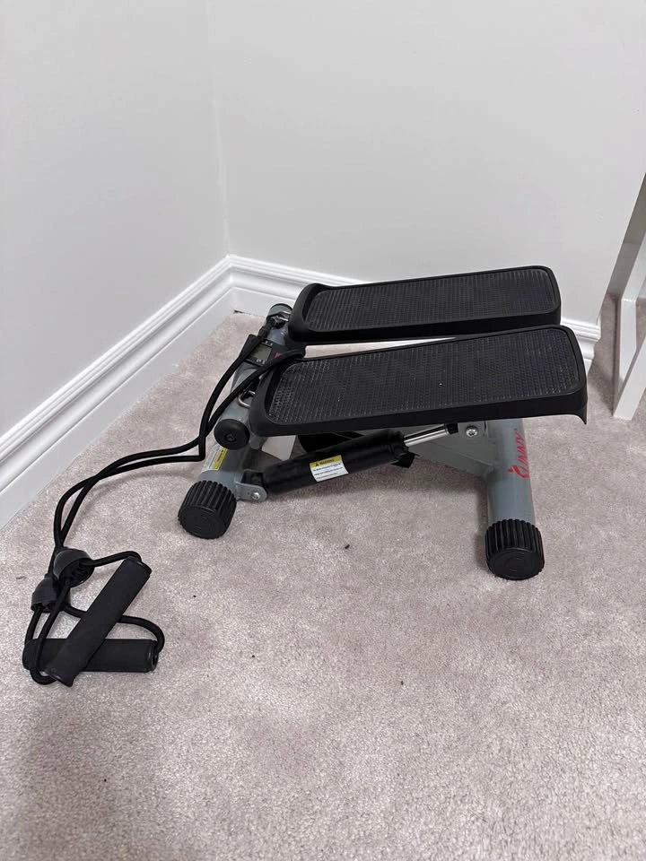 Sunny Health & Fitness Mini Stepper with Resistance Bands